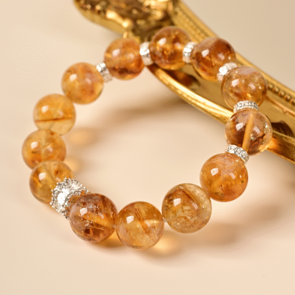 925银金欲满盈水晶手串